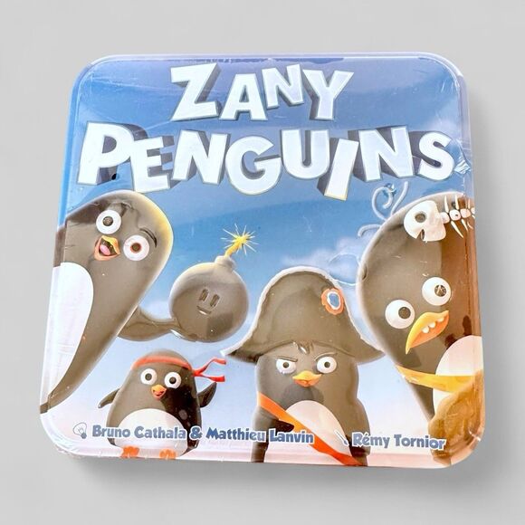 Rare Zany Penguins Card Game Bruno Cathala Strategy Bluff New Sealed Award